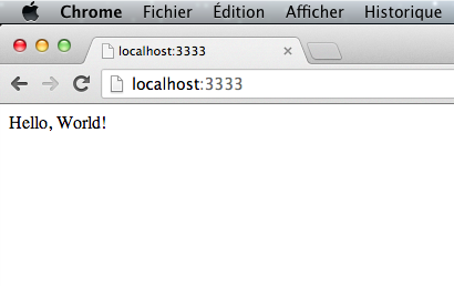 Hello World screenshot